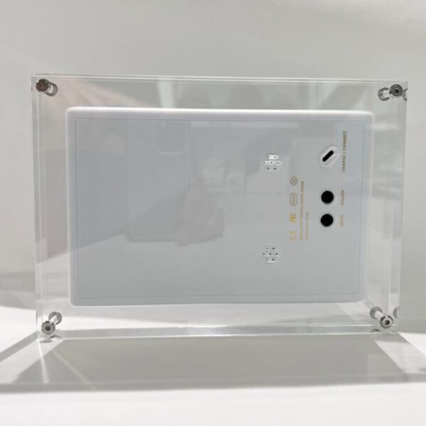 7" Clear Acrylic Cable Loaded Digital Video/Photo Frame - Image 2